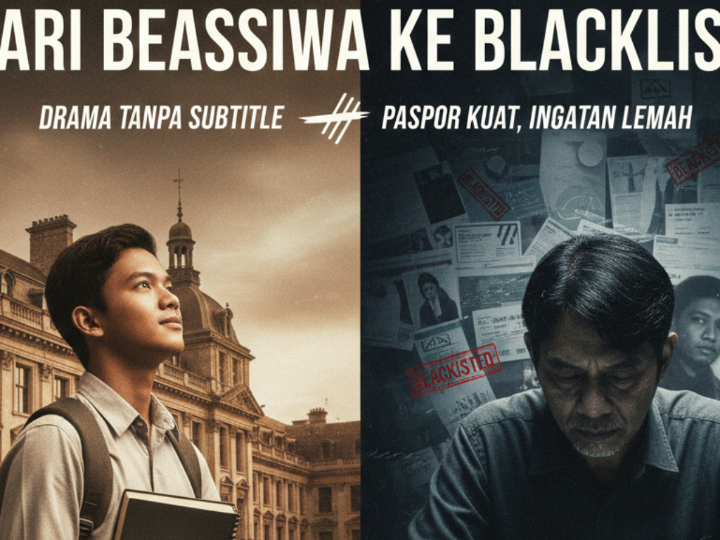 Dari Beasiswa ke Blacklist: Paspor Kuat, Ingatan Lemah, Negara Dihina