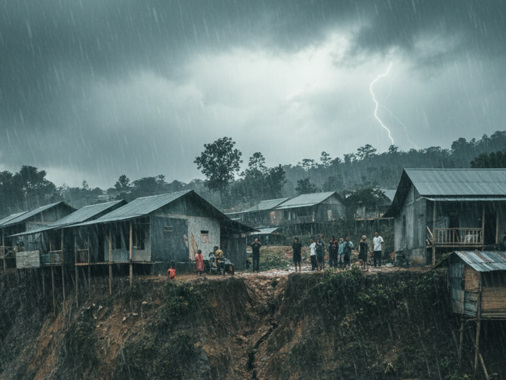 Musim Hujan Belum Pamit, BPBD Garut: Jangan Nekat Bangun di Lereng Curam Lalu Salahkan Cuaca