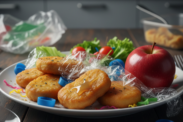 Dari Nugget sampai Apel, Plastik Kini Ikut Masuk Menu Harian