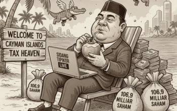 Cayman, Chromebook, dan 106,9 Miliar Saham: Ketika Sidang Tipikor Ikut Liburan ke Surga Pajak