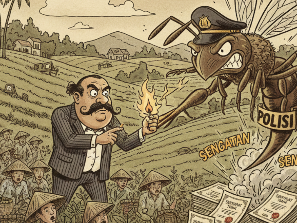 Ladang Teh Disulap Jadi Ladang Sertifikat, Mafia Tanah Akhirnya Kena Sengat Polisi