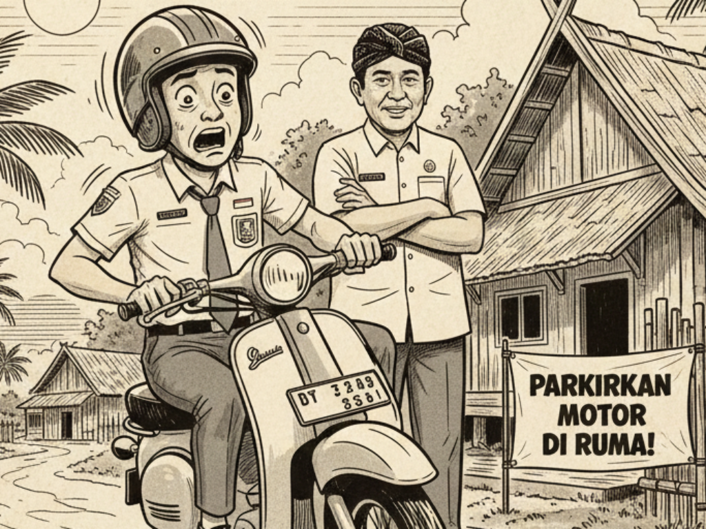 Rem Mendadak untuk Pelajar: Dedi Mulyadi Parkirkan Motor di Rumah!