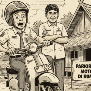 Rem Mendadak untuk Pelajar: Dedi Mulyadi Parkirkan Motor di Rumah!