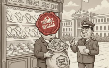 Emasnya Kinclong, Pajaknya Bolong: Bea Cukai Sapu Toko Mewah yang Main “Spanyol”