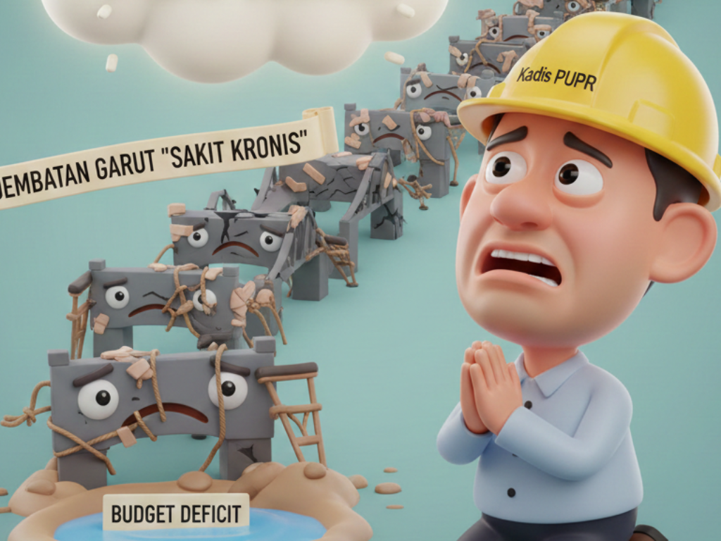 33 Jembatan Garut Masuk Daftar “Sakit Kronis”, Kadis PUPR Pun Berdoa ke Pusat