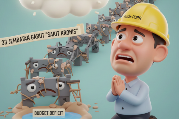 33 Jembatan Garut Masuk Daftar “Sakit Kronis”, Kadis PUPR Pun Berdoa ke Pusat