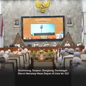 Gumiwang, Tanjeur, Dangiang: Semangat Garut Menatap Masa Depan di Usia ke-213
