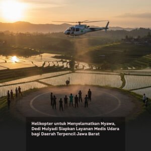 Helikopter untuk Menyelamatkan Nyawa, Dedi Mulyadi Siapkan Layanan Medis Udara bagi Daerah Terpencil Jawa Barat