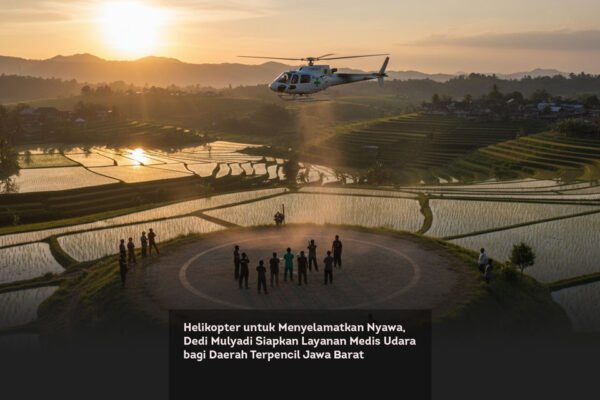 Helikopter untuk Menyelamatkan Nyawa, Dedi Mulyadi Siapkan Layanan Medis Udara bagi Daerah Terpencil Jawa Barat locusonline featured image Feb 2026 a