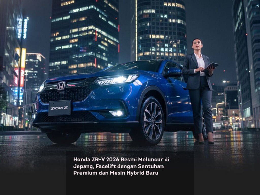 Honda ZR-V 2026 Resmi Meluncur di Jepang, Facelift dengan Sentuhan Premium dan Mesin Hybrid Baru