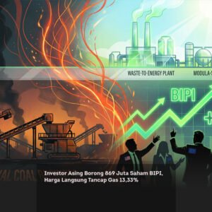 Investor Asing Borong 869 Juta Saham BIPI, Harga Langsung Tancap Gas 13,33%
