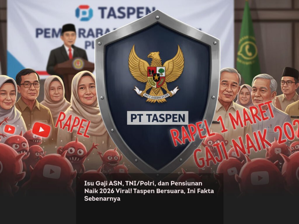 Isu Gaji ASN, TNI/Polri, dan Pensiunan Naik 2026 Viral! Taspen Bersuara, Ini Fakta Sebenarnya