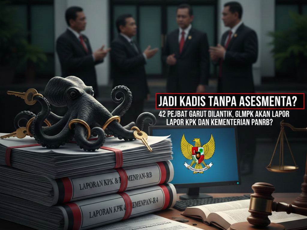 “Jadi Kadis Tanpa Asesment?”, 42 Pejabat Garut Dilantik, GLMPK Akan Lapor KPK dan Kementerian PANRB?
