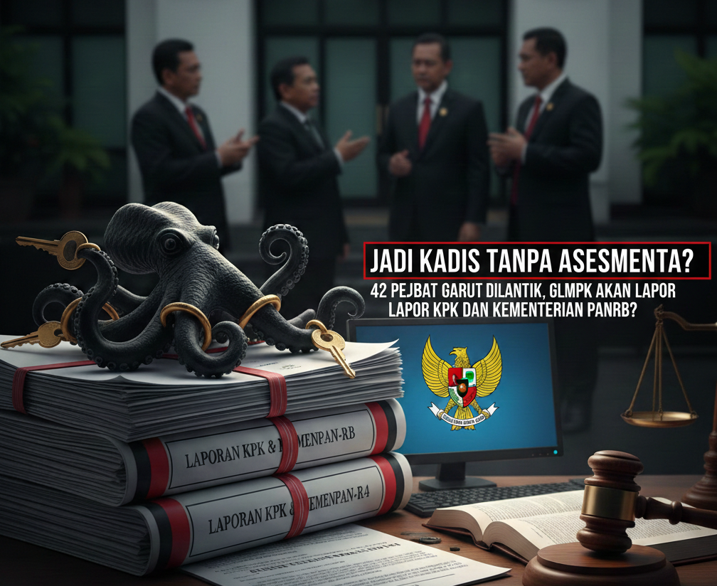 “Jadi Kadis Tanpa Asesmenta”, 42 Pejabat Garut Dilantik, GLMPK Akan Lapor KPK dan Kementerian PANRB