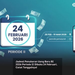 Jadwal Penukaran Uang Baru BI 2026 Periode II Dibuka 24 Februari, Catat Tanggalnya!