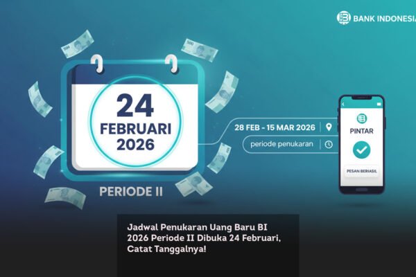 Jadwal Penukaran Uang Baru BI 2026 Periode II Dibuka 24 Februari, Catat Tanggalnya!