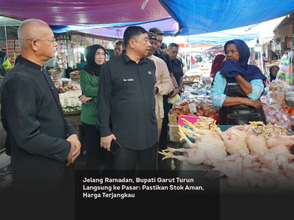 Jelang Ramadan, Bupati Garut Turun Langsung ke Pasar: Pastikan Stok Aman, Harga Terjangkau