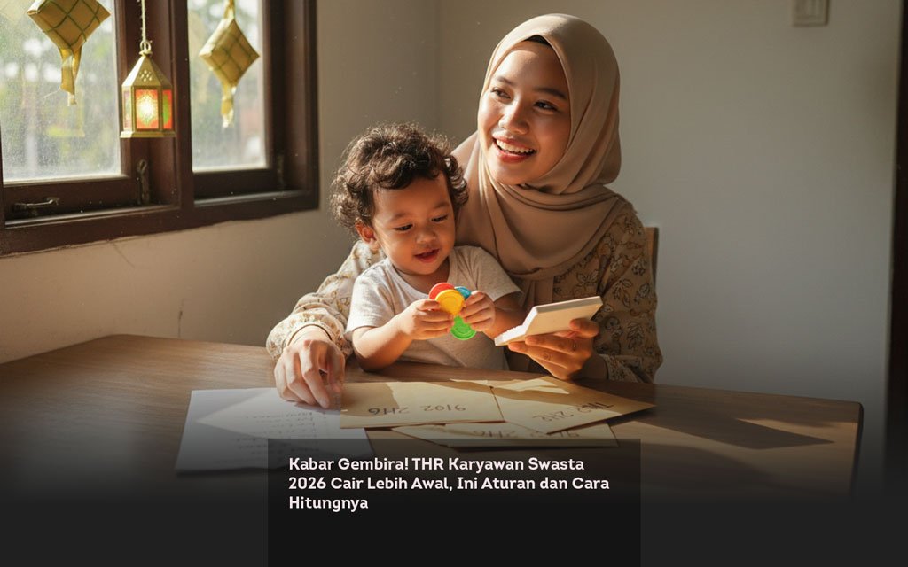 Kabar Gembira! THR Karyawan Swasta 2026 Cair Lebih Awal, Ini Aturan dan Cara Hitungnya locusonline featured image Feb