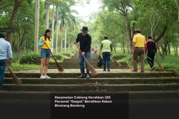 Kecamatan Coblong Kerahkan 100 Personel Gaspol Bersihkan Kebun Binatang Bandung locusonline featured image Feb 2026 a