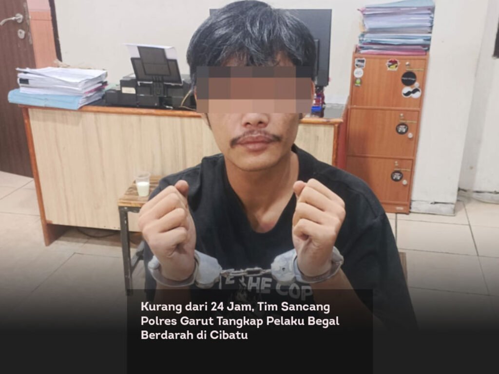 Kurang dari 24 Jam, Tim Sancang Polres Garut Tangkap Pelaku Begal Berdarah di Cibatu
