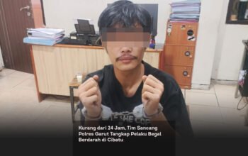 Kurang dari 24 Jam, Tim Sancang Polres Garut Tangkap Pelaku Begal Berdarah di Cibatu