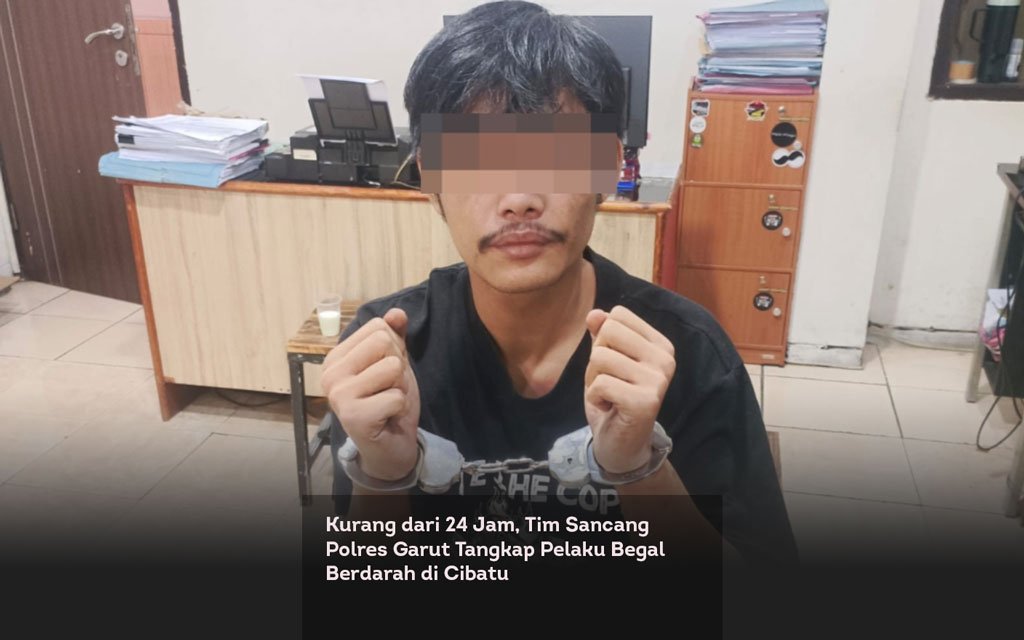 Kurang dari 24 Jam, Tim Sancang Polres Garut Tangkap Pelaku Begal Berdarah di Cibatu locusonline featured image Feb