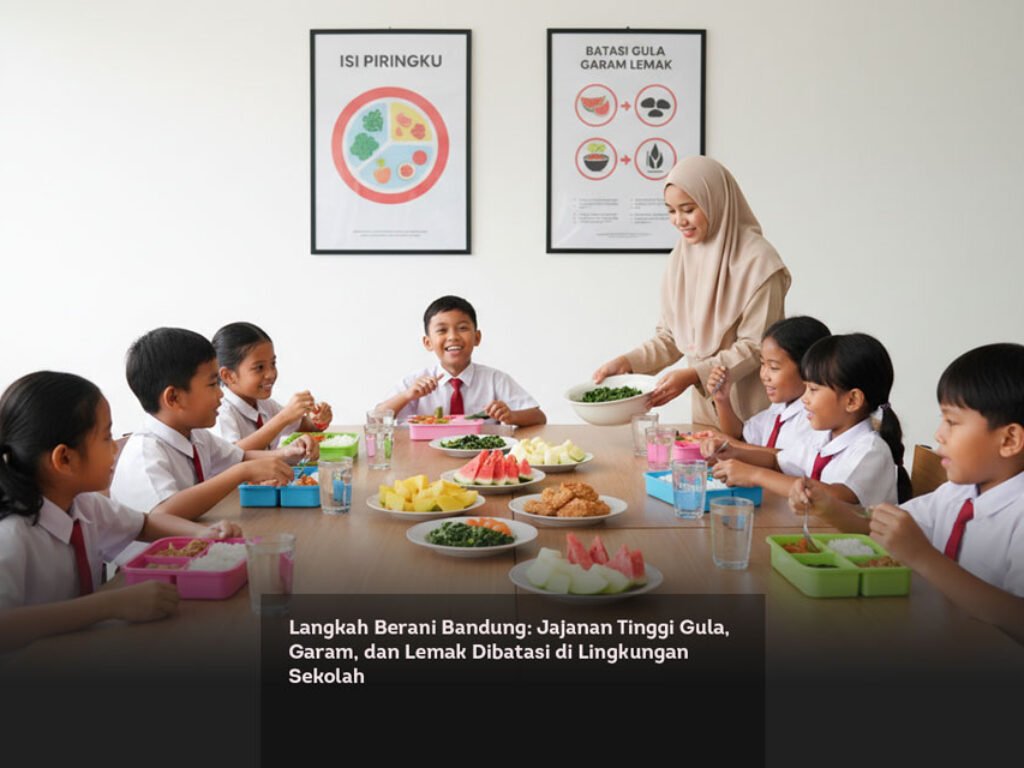 Langkah Berani Bandung: Jajanan Tinggi Gula, Garam, dan Lemak Dibatasi di Lingkungan Sekolah