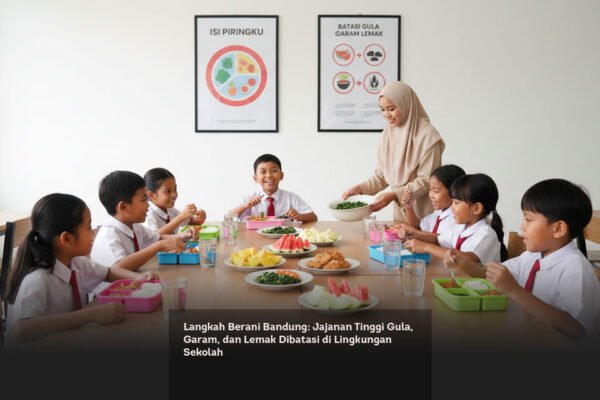 Langkah Berani Bandung, Jajanan Tinggi Gula, Garam, dan Lemak Dibatasi di Lingkungan Sekolah locusonline featured image Feb 2026 a