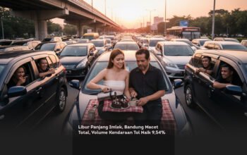 Libur Panjang Imlek, Bandung Macet Total, Volume Kendaraan Tol Naik 9,54 Persen locusonline featured image Feb
