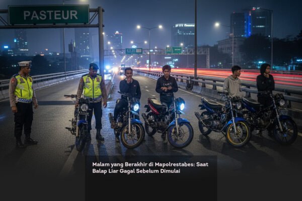 Malam yang Berakhir di Mapolrestabes, Saat Balap Liar Gagal Sebelum Dimulai locusonline featured image Feb
