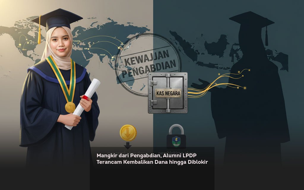 Mangkir dari Pengabdian, Alumni LPDP Terancam Kembalikan Dana hingga Diblokir locusonline featured image Feb 2026 a