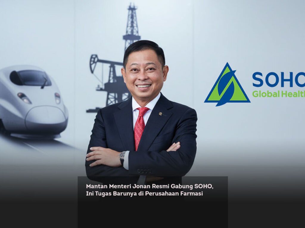 Mantan Menteri Jonan Resmi Gabung SOHO, Ini Tugas Barunya di Perusahaan Farmasi