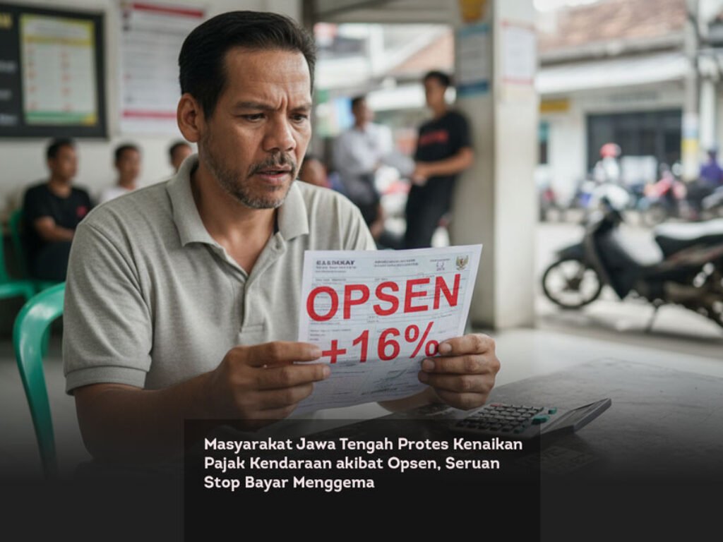 Masyarakat Jawa Tengah Protes Kenaikan Pajak Kendaraan akibat Opsen, Seruan Stop Bayar Menggema