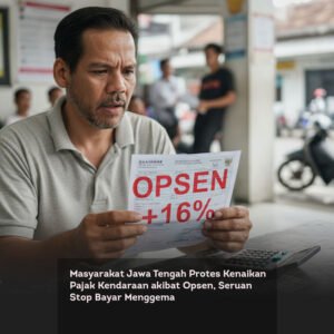 Masyarakat Jawa Tengah Protes Kenaikan Pajak Kendaraan akibat Opsen, Seruan Stop Bayar Menggema