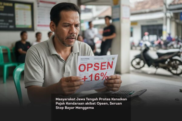 Masyarakat Jawa Tengah Protes Kenaikan Pajak Kendaraan akibat Opsen, Seruan Stop Bayar Menggema locusonline featured image Feb