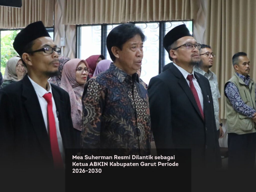 Mea Suherman Resmi Dilantik sebagai Ketua ABKIN Kabupaten Garut Periode 2026-2030