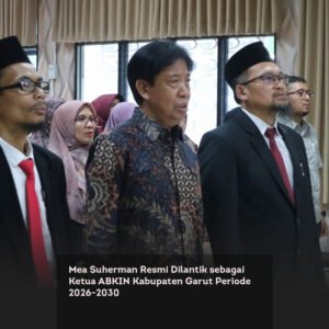 Mea Suherman Resmi Dilantik sebagai Ketua ABKIN Kabupaten Garut Periode 2026 2030 locusonline featured image Feb