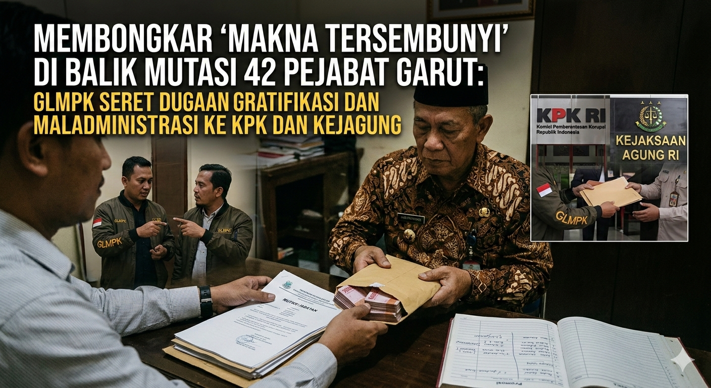 Membongkar 'Makna Tersembunyi' di Balik Mutasi 42 Pejabat Garut GLMPK Seret Dugaan Gratifikasi dan Maladministrasi Ke KPK dan Kejagung