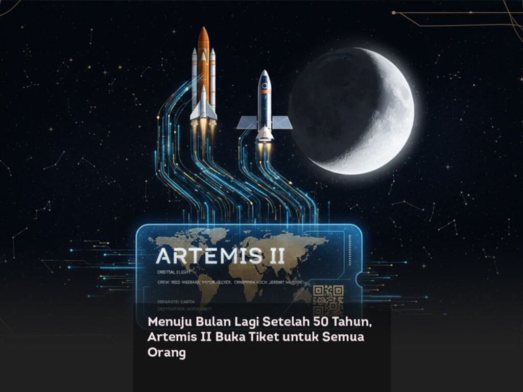 Menuju Bulan Lagi Setelah 50 Tahun, Artemis II Buka Tiket untuk Semua Orang