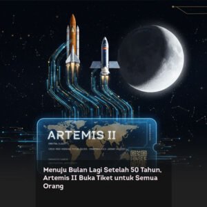 Menuju Bulan Lagi Setelah 50 Tahun, Artemis II Buka Tiket untuk Semua Orang