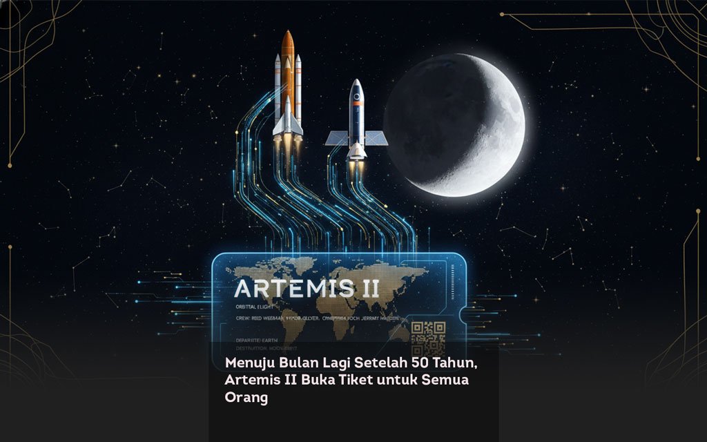 Menuju Bulan Lagi Setelah 50 Tahun, Artemis II Buka Tiket untuk Semua Orang locusonline featured image Feb