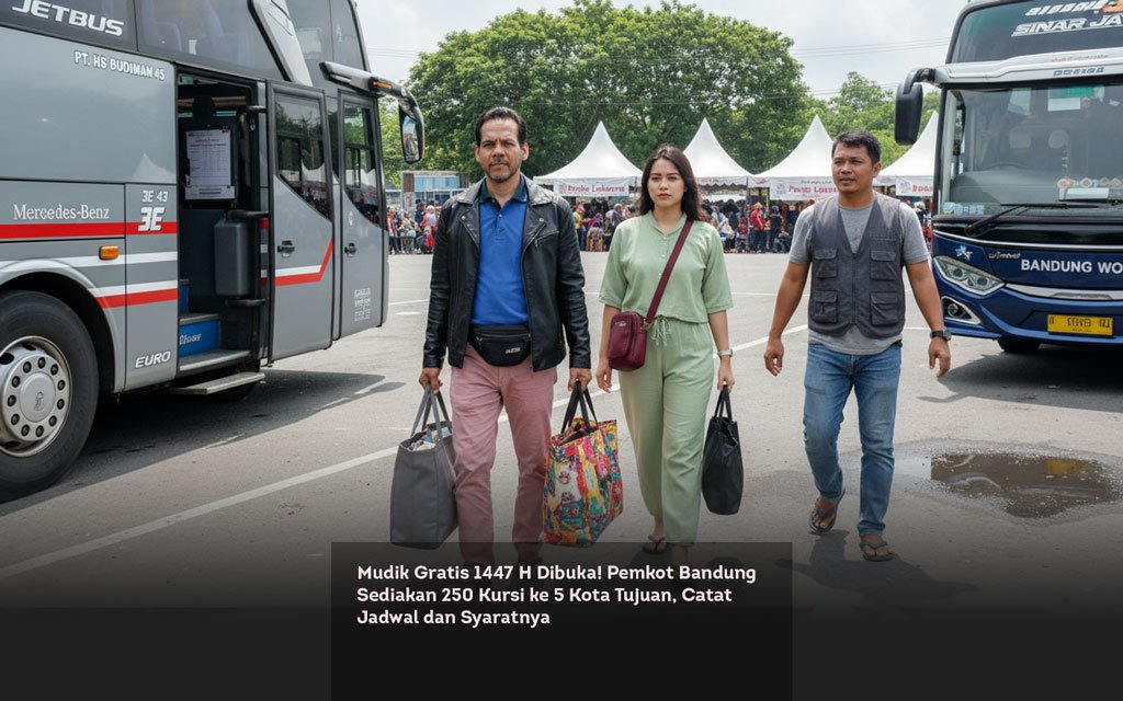 Mudik Gratis 1447 H Dibuka! Pemkot Bandung Sediakan 250 Kursi ke 5 Kota Tujuan, Catat Jadwal dan Syaratnya locusonline featured image Feb 2026 a