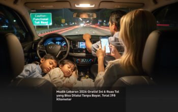 Mudik Lebaran 2026 Gratis! Ini 6 Ruas Tol yang Bisa Dilalui Tanpa Bayar, Total 198 Kilometer