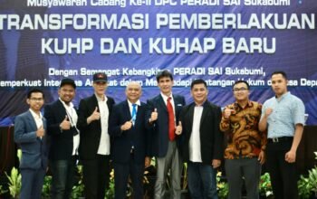 Aklamasi Tanpa Drama: Dedi Setiadi Pegang Kemudi Peradi SAI Sukabumi, Advokat Diminta Berani Ngetuk Meja