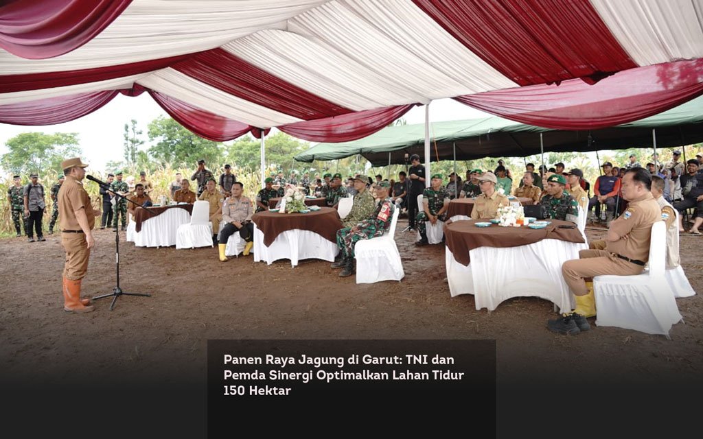Panen Raya Jagung di Garut, TNI dan Pemda Sinergi Optimalkan Lahan Tidur 150 Hektar locusonline featured image Feb 2026 a