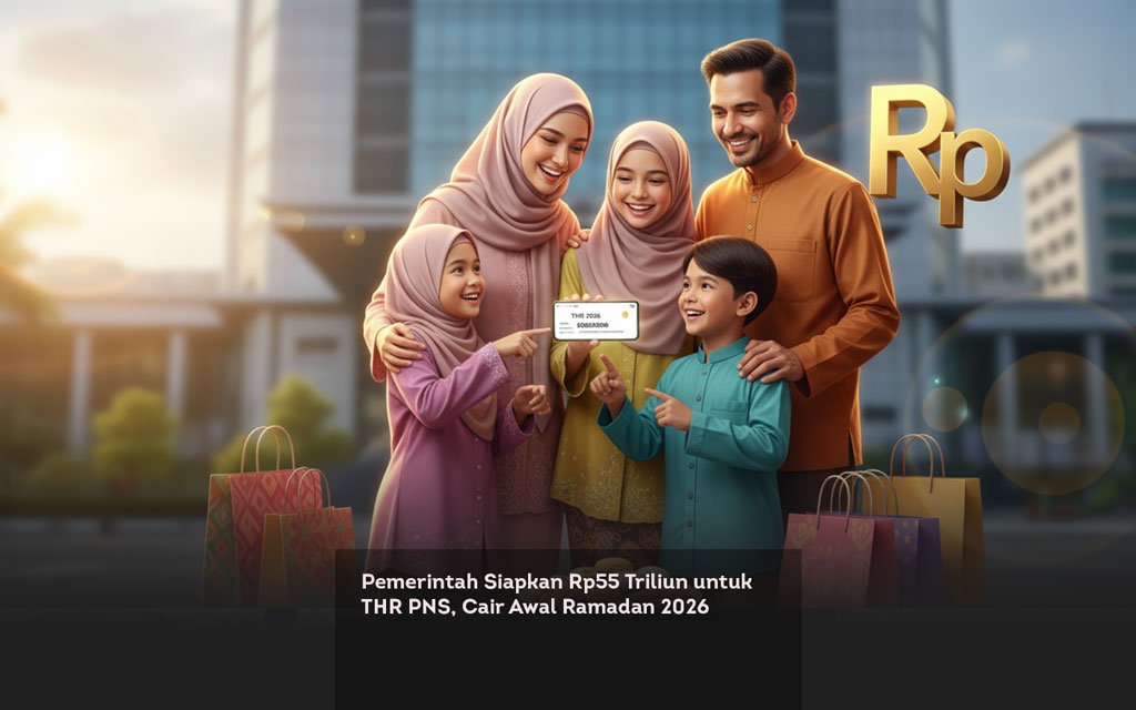 Pemerintah Siapkan Rp55 Triliun untuk THR PNS, Cair Awal Ramadan 2026 locusonline featured image Feb