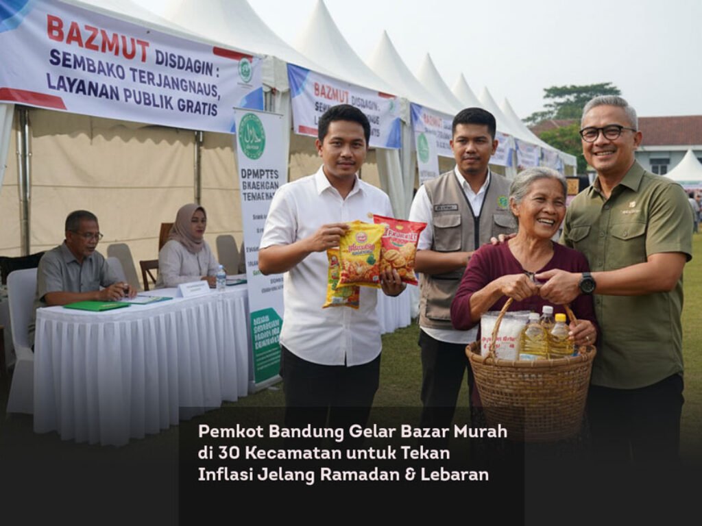 Pemkot Bandung Gelar Bazar Murah di 30 Kecamatan untuk Tekan Inflasi Jelang Ramadan & Lebaran