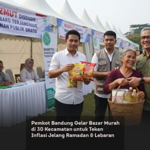 Pemkot Bandung Gelar Bazar Murah di 30 Kecamatan untuk Tekan Inflasi Jelang Ramadan & Lebaran