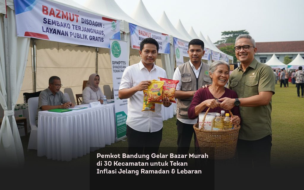 Pemkot Bandung Gelar Bazar Murah di 30 Kecamatan untuk Tekan Inflasi Jelang Ramadan & Lebaran locusonline featured image Feb