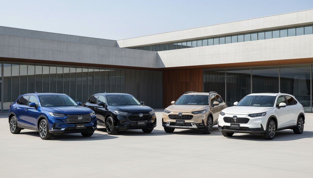 Penyegaran Eksterior Honda ZR V 2026, Warna Baru dan Detail Lebih Tajam